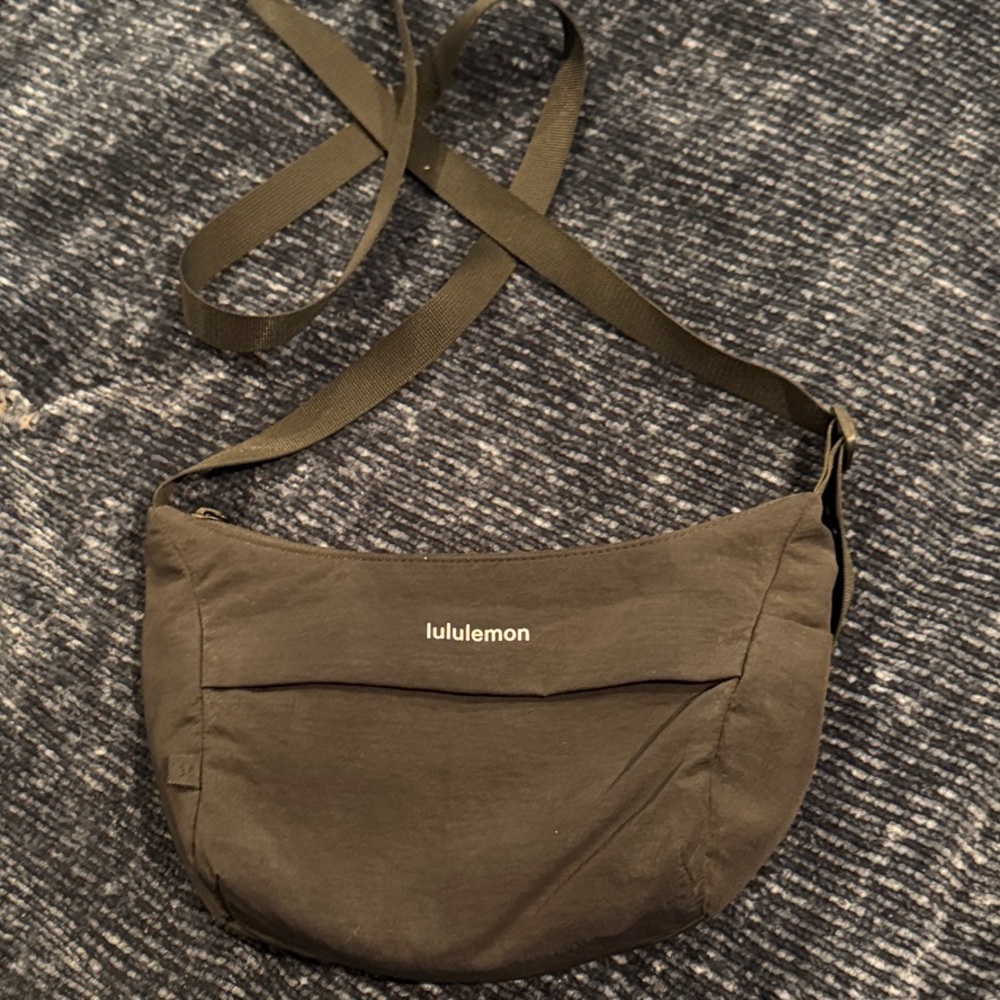 lululemon athletica sling Crossbody Bag in black